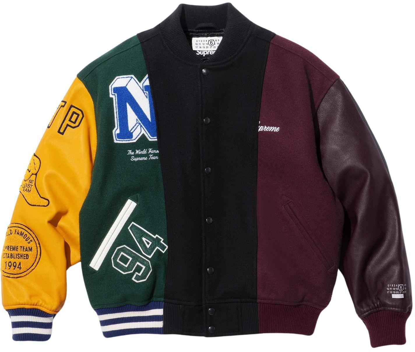 Supreme®/MM6 Maison Margiela Split Varsity Jacket view 2